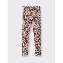 NAME IT Merinould Leggings Wang Peach Whip Flowers